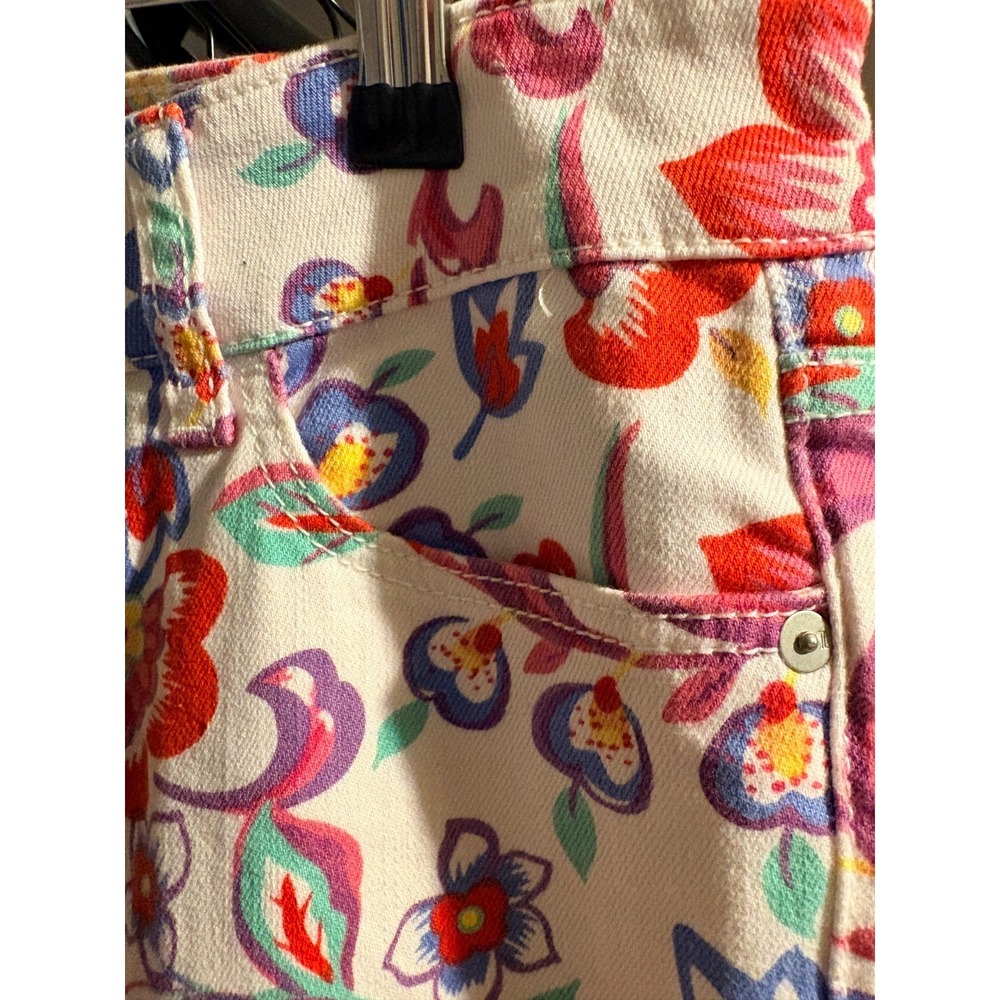 Anthropologie Pilcro and the Letterpress Womens Jeans 26 Mid Rise Skinny Floral - Picture 5 of 6
